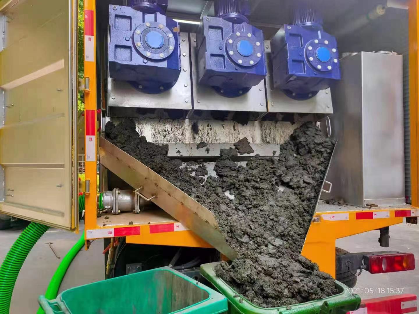 阿拉善化粪池清掏城市维护站-泥浆净化干湿分离处理